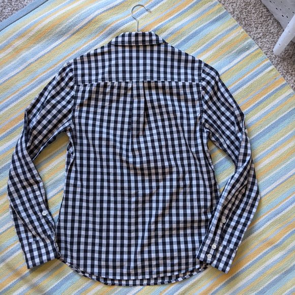⭐ Vineyard Vines Black and White Gingham Popover size 2 - Picture 11 of 13